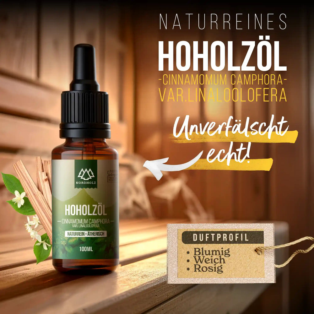 Ätherisches Öl Hoholzöl Nordholz Saunazubehör