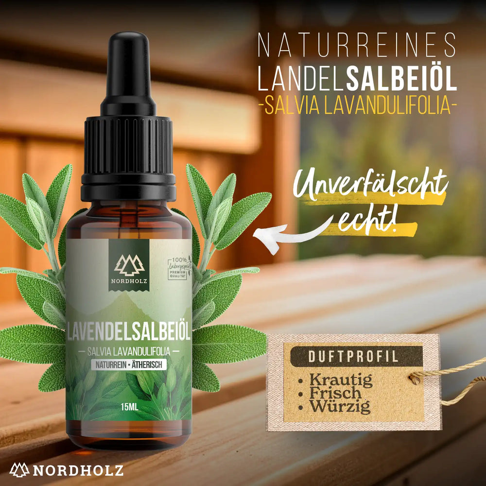 Ätherisches Öl Lavendelsalbeiöl Nordholz Saunazubehör