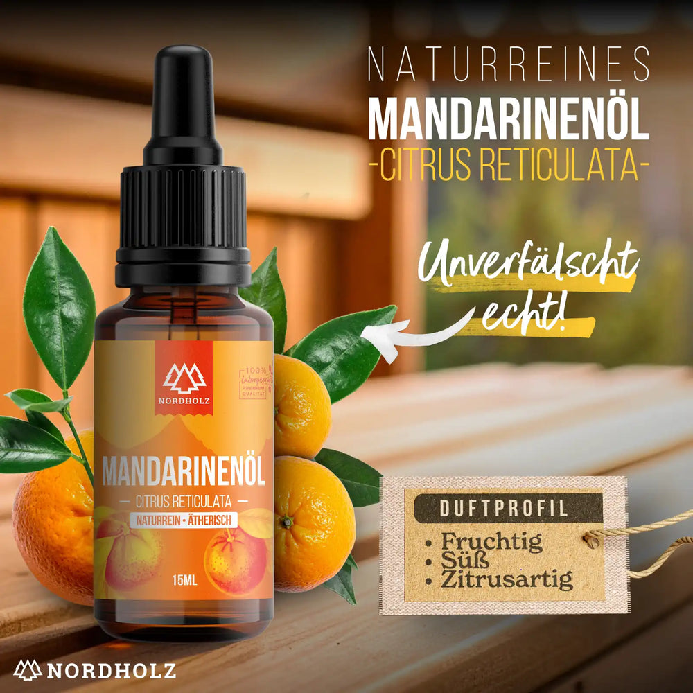 Ätherisches Öl Mandarinenöl Nordholz Saunazubehör
