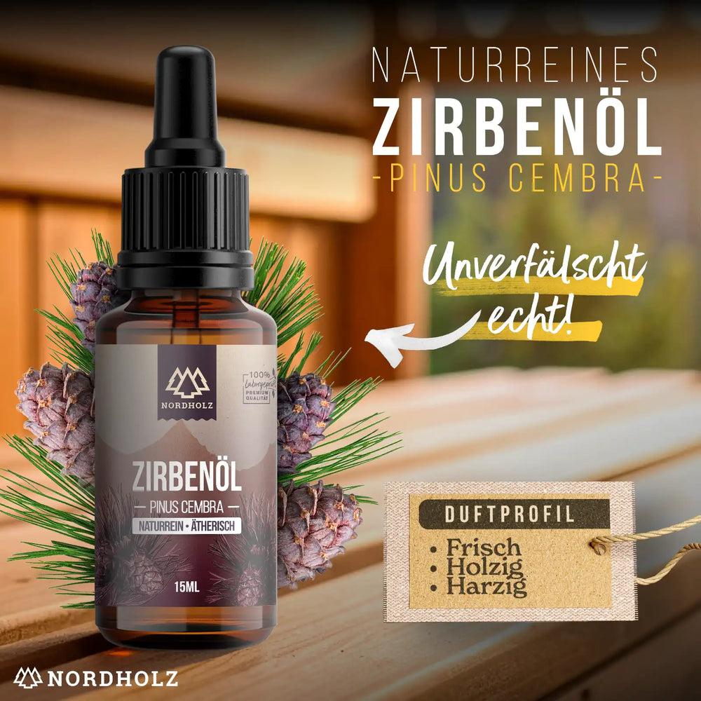Ätherisches Öl Zirbenöl Nordholz Saunazubehör