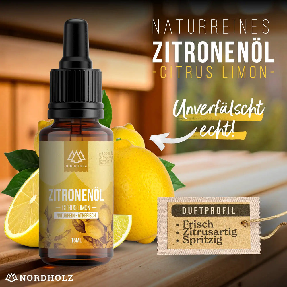Ätherisches Öl Zitronenöl Nordholz Saunazubehör