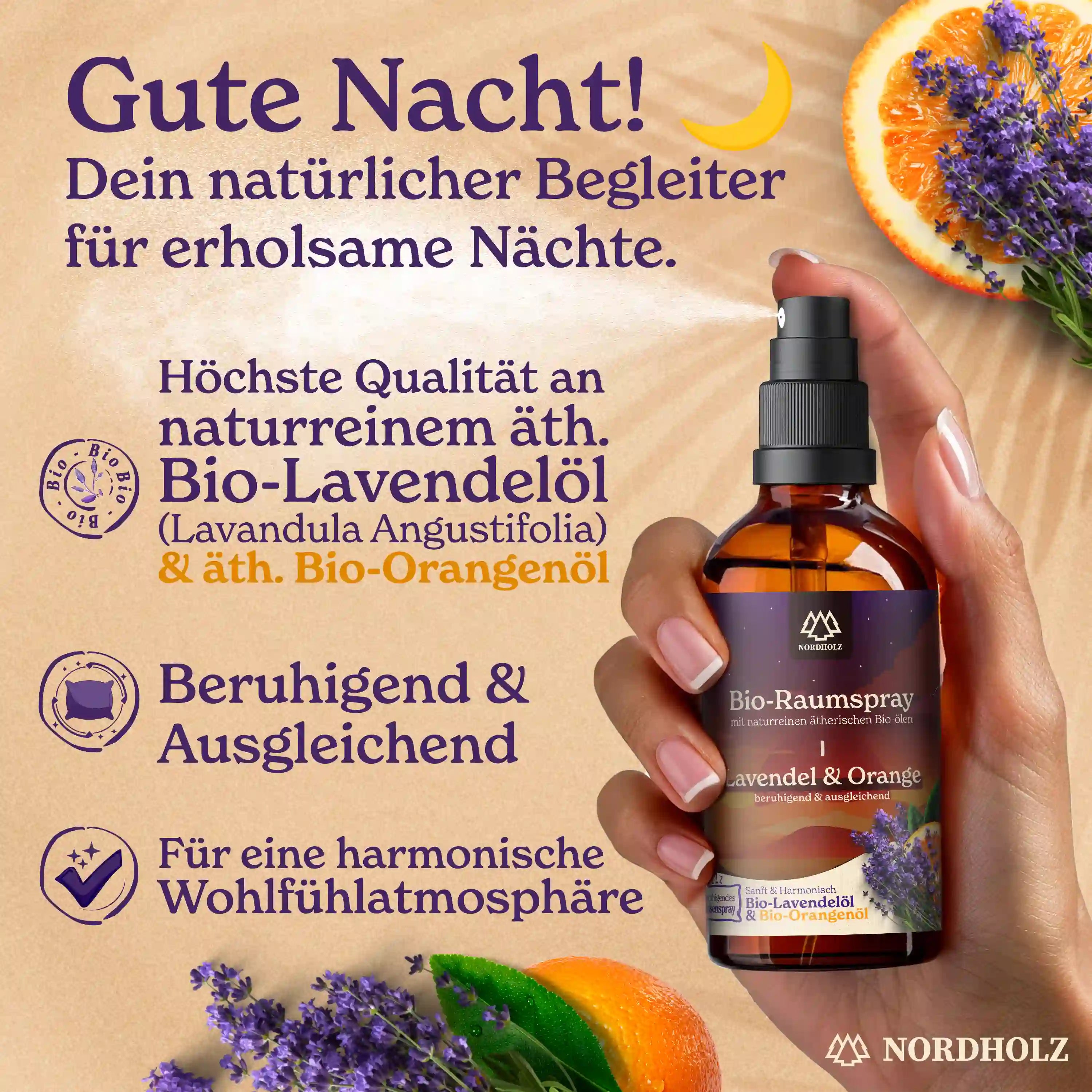 Bio Raumspray - Lavendel & Orange