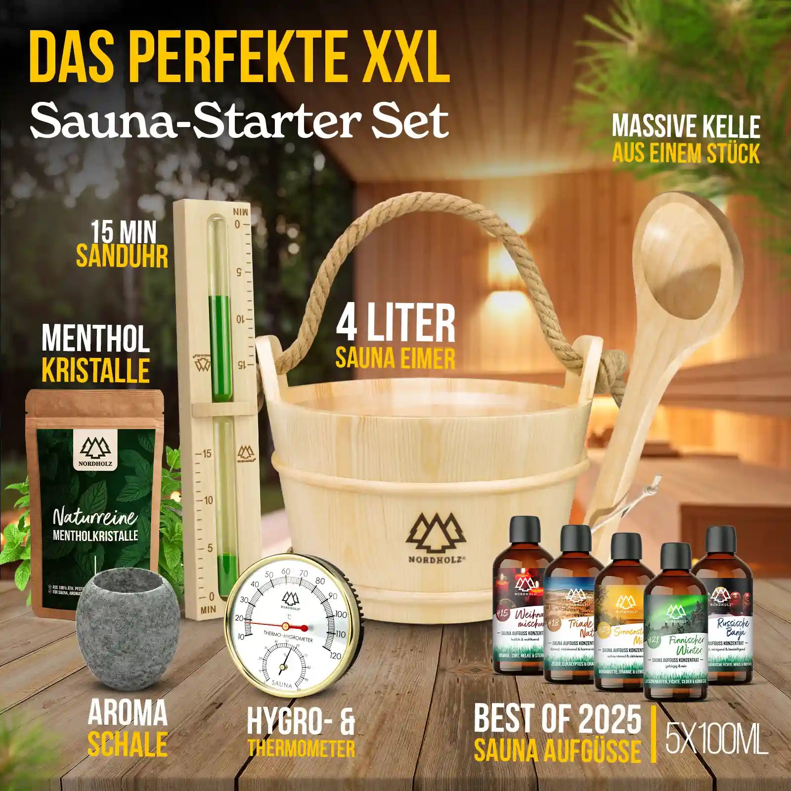 Sauna Starter XXL Bundle