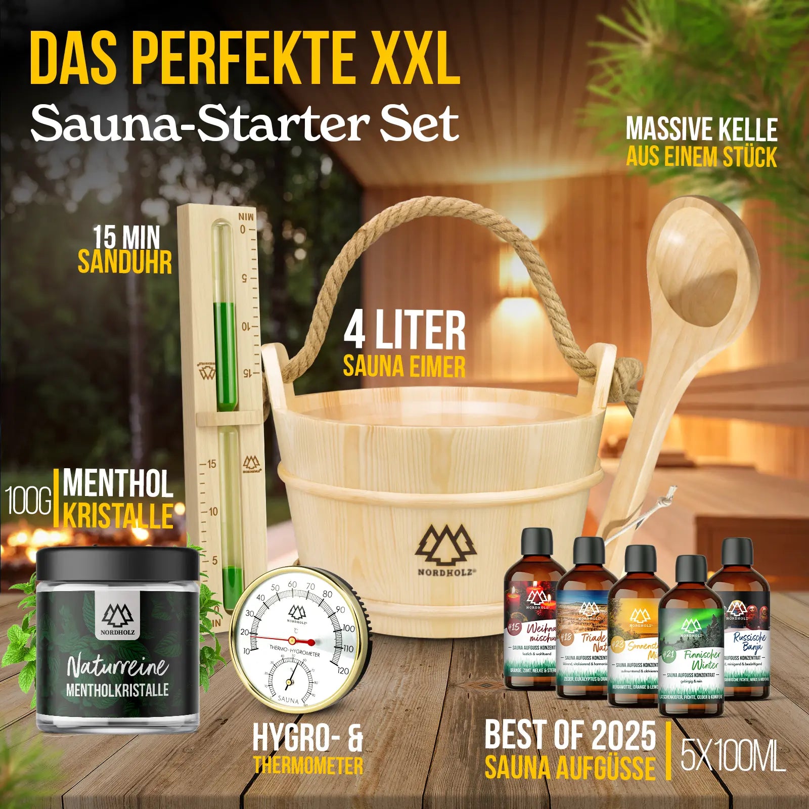 Sauna Starter XXL Bundle