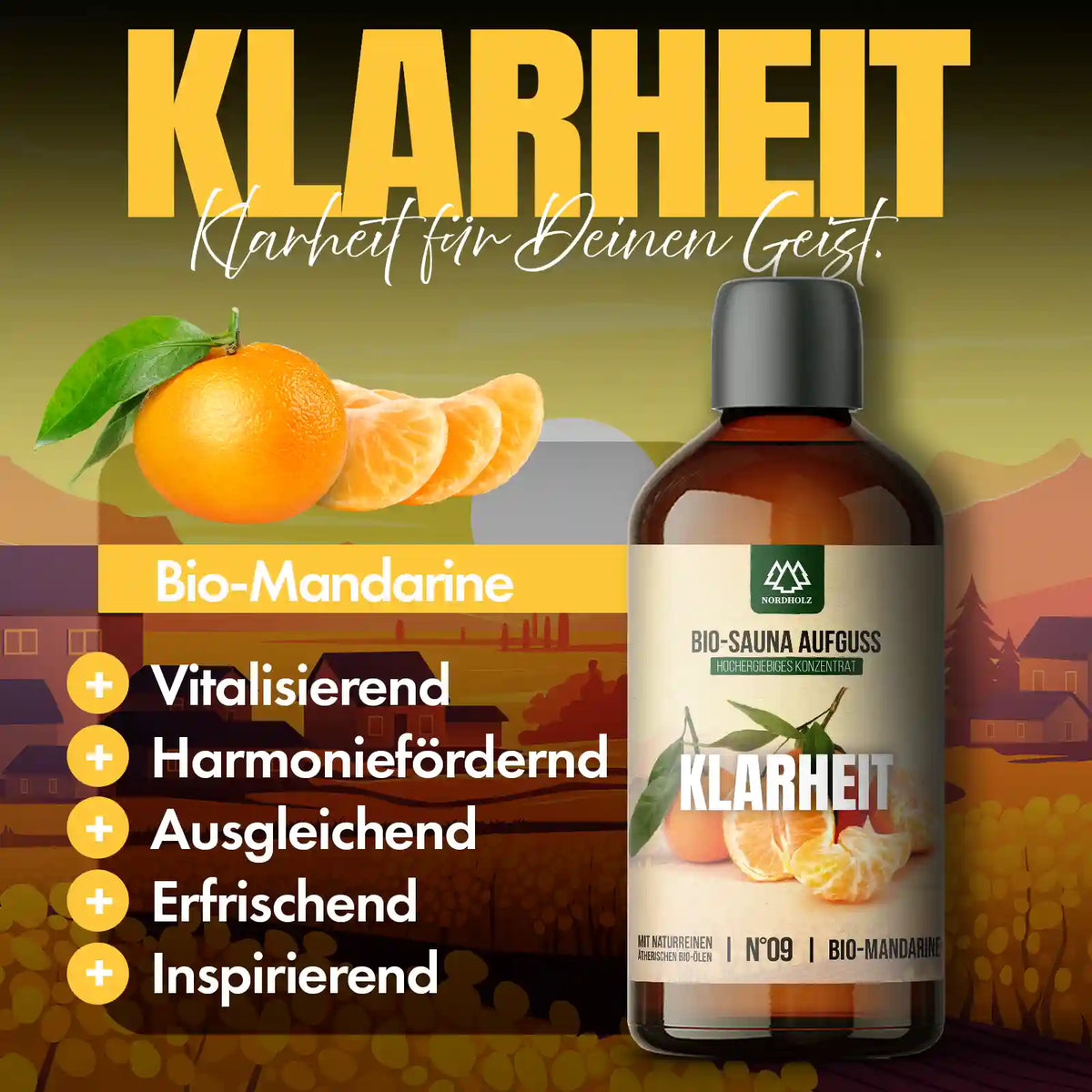 Bio-Sauna Aufguss #9 Klarheit 15 ml Duftprofil