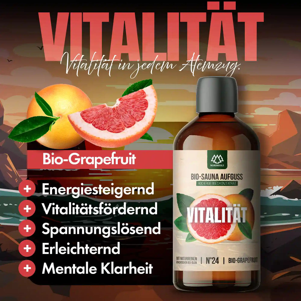 Bio-Sauna Aufguss Nr. 24 Vitalität Nordholz Saunazubehör