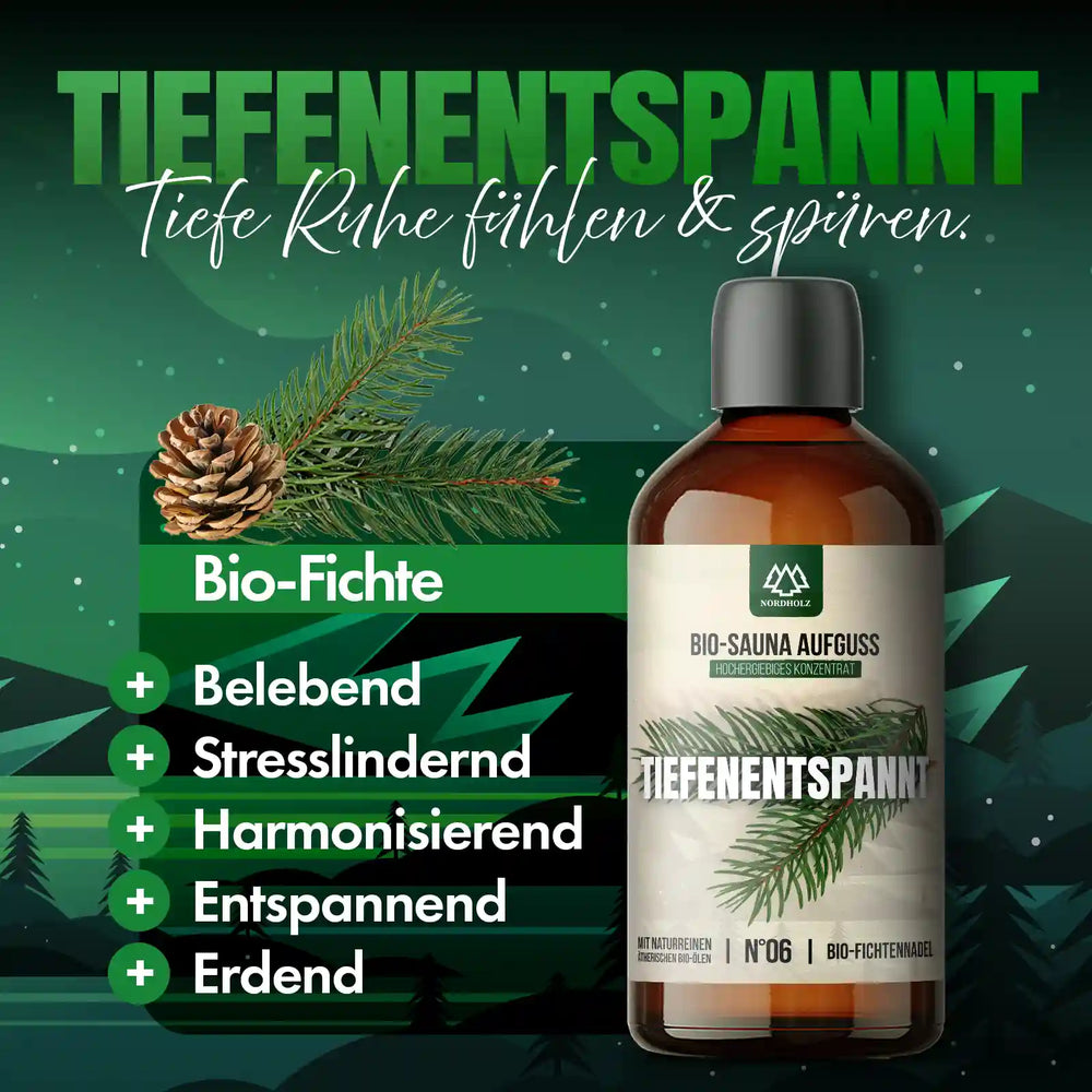 Bio-Sauna Aufguss Nr. 6 Tiefenentspannt Nordholz Saunazubehör