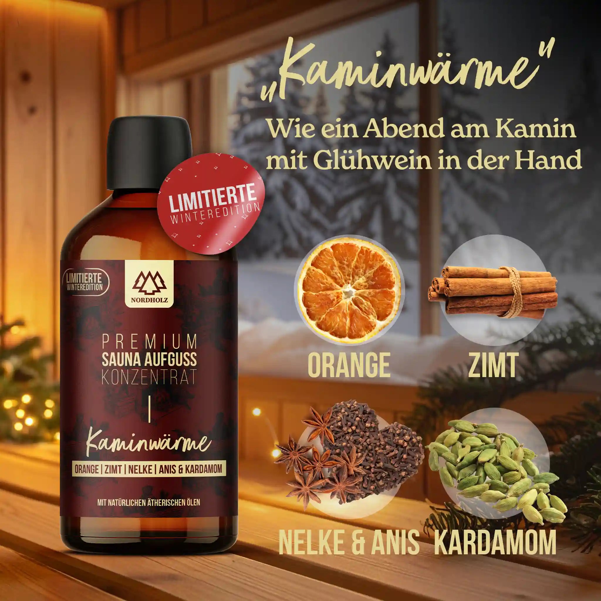 Sauna Aufguss #62 Kaminwärme