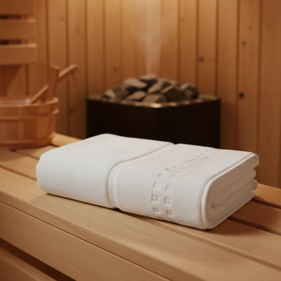 Sauna Towel Quattro White