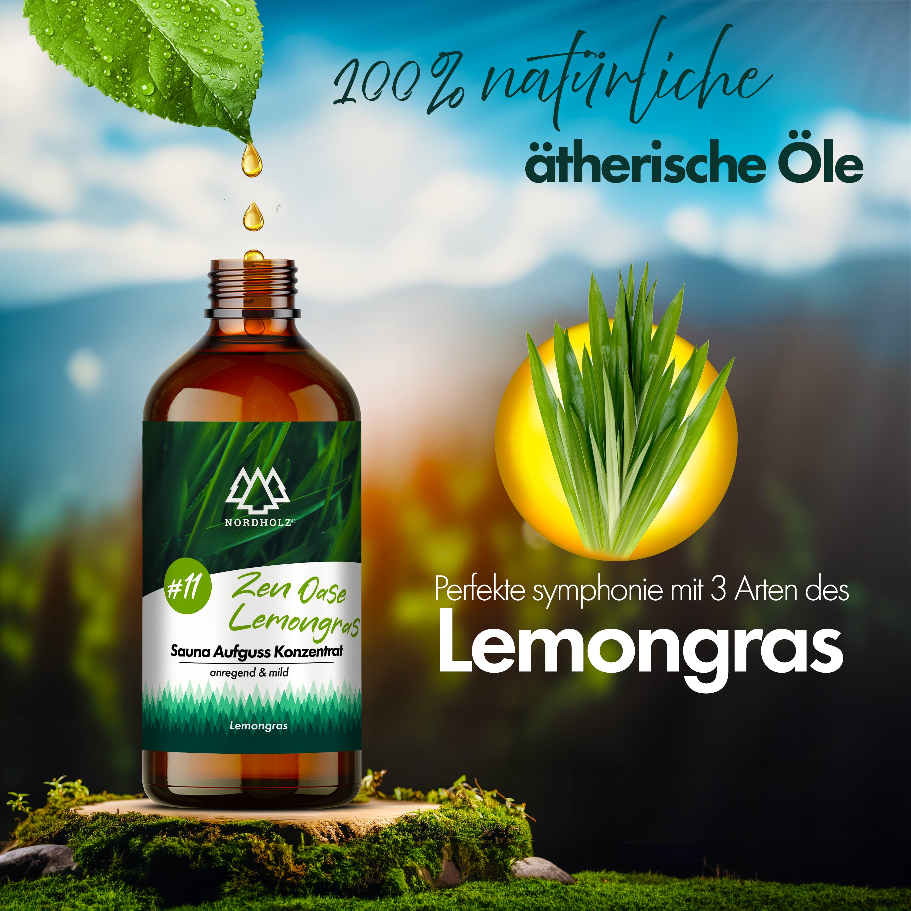 Sauna Aufguss Konzentrat #11 Zen-Oase Lemongras