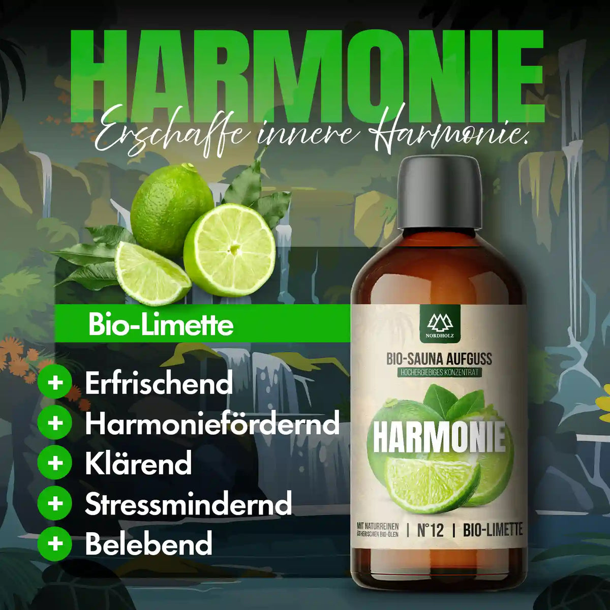 Bio-Sauna Aufguss #12 Harmonie 15 ml Duftprofil