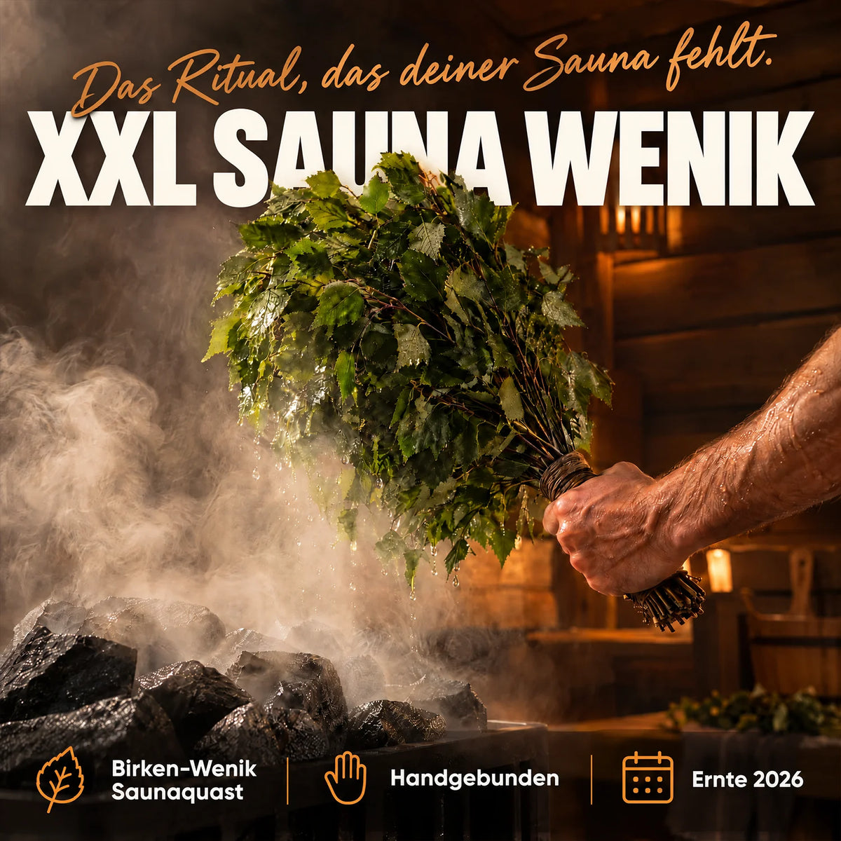 Sauna Wenik Birkenreisig XXL Ritual in der Sauna #Sorte_Birke · XXL