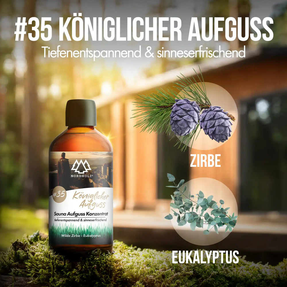Sauna Aufguss Konzentrat Nr. 35 Königlicher Aufguss Nordholz Saunazubehör