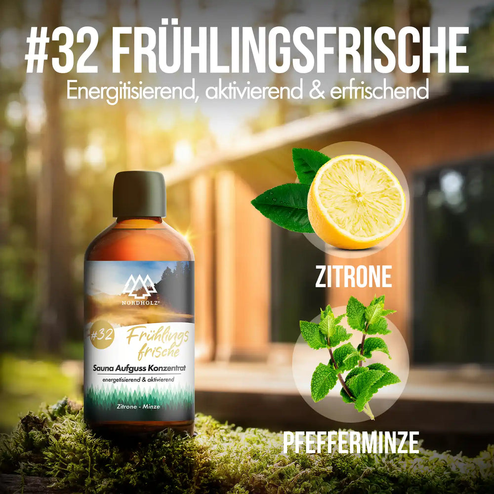 Sauna Aufguss Konzentrat Nr. 32 Frühlingsfrische Nordholz Saunazubehör