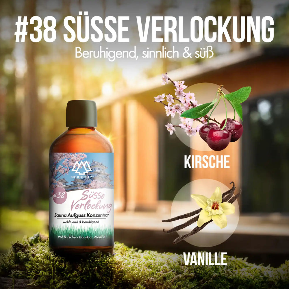 Sauna Aufguss Konzentrat Nr. 38 Süße Verlockung Nordholz Saunazubehör