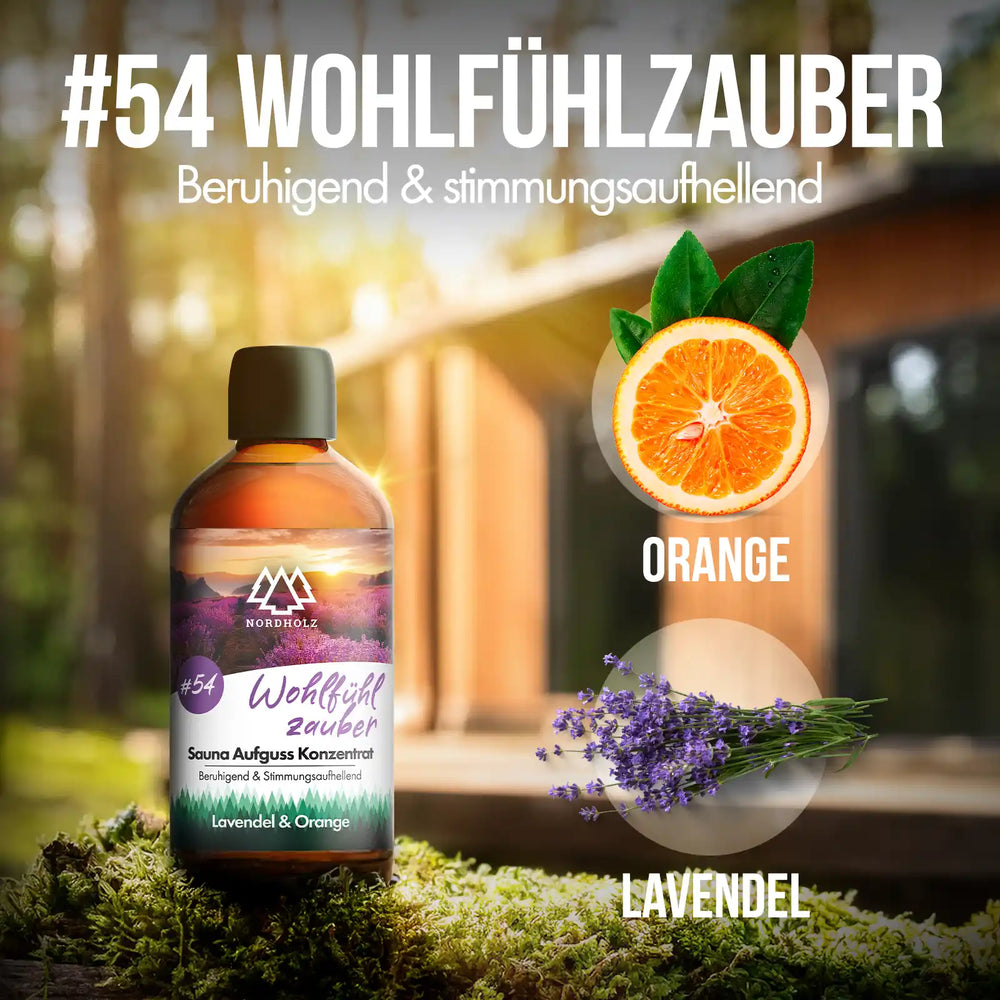 Sauna Aufguss Konzentrat Nr. 54 Wohlfühlzauber Nordholz Saunazubehör
