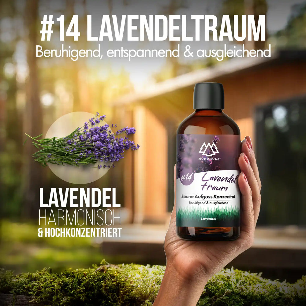 Sauna Aufguss Konzentrat Nr. 14 Lavendeltraum Nordholz Saunazubehör