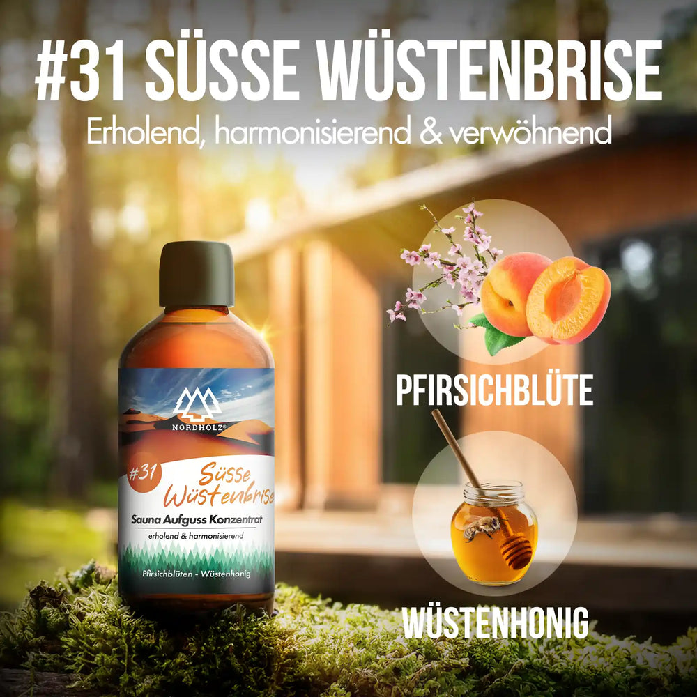Sauna Aufguss Konzentrat Nr. 31 Süße Wüstenbrise Nordholz Saunazubehör