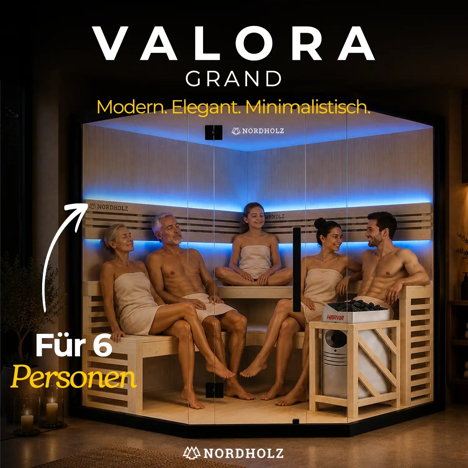 Innensauna "Valora - Grand"