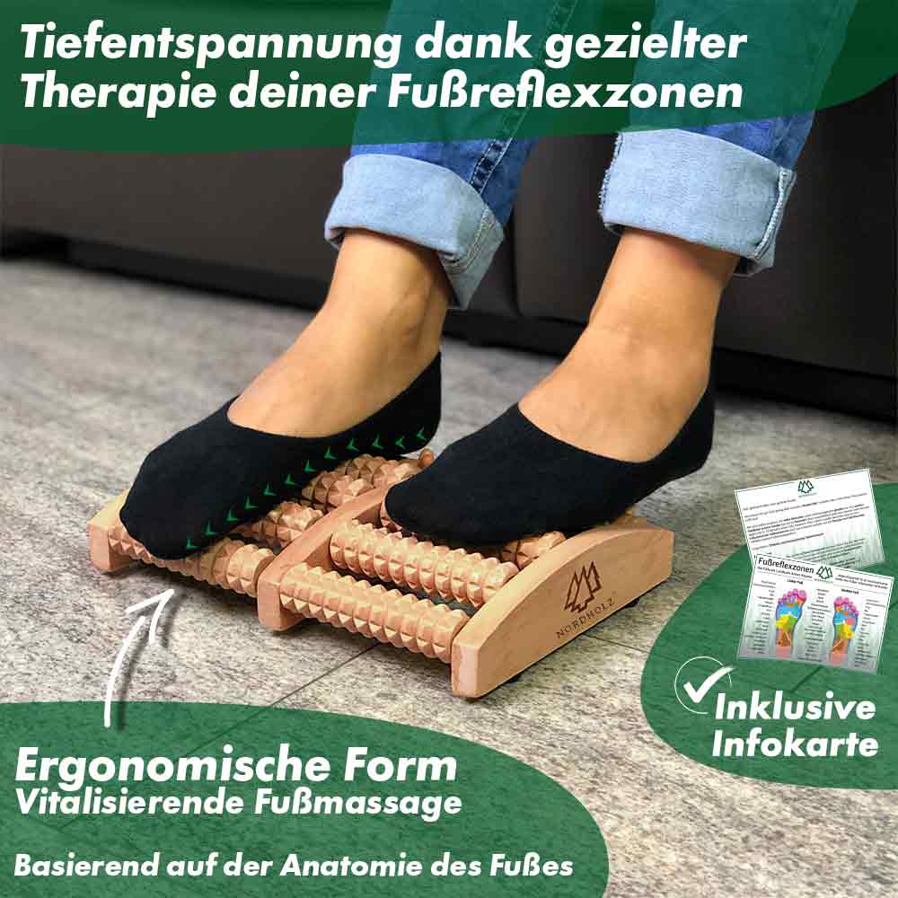 Ergonomischer Fußmassageroller [2er Set]