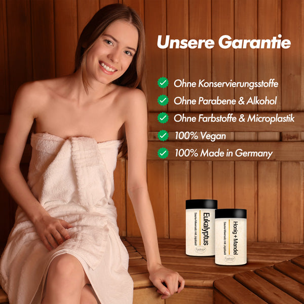Premium Sauna Meersalz Peeling Vanille