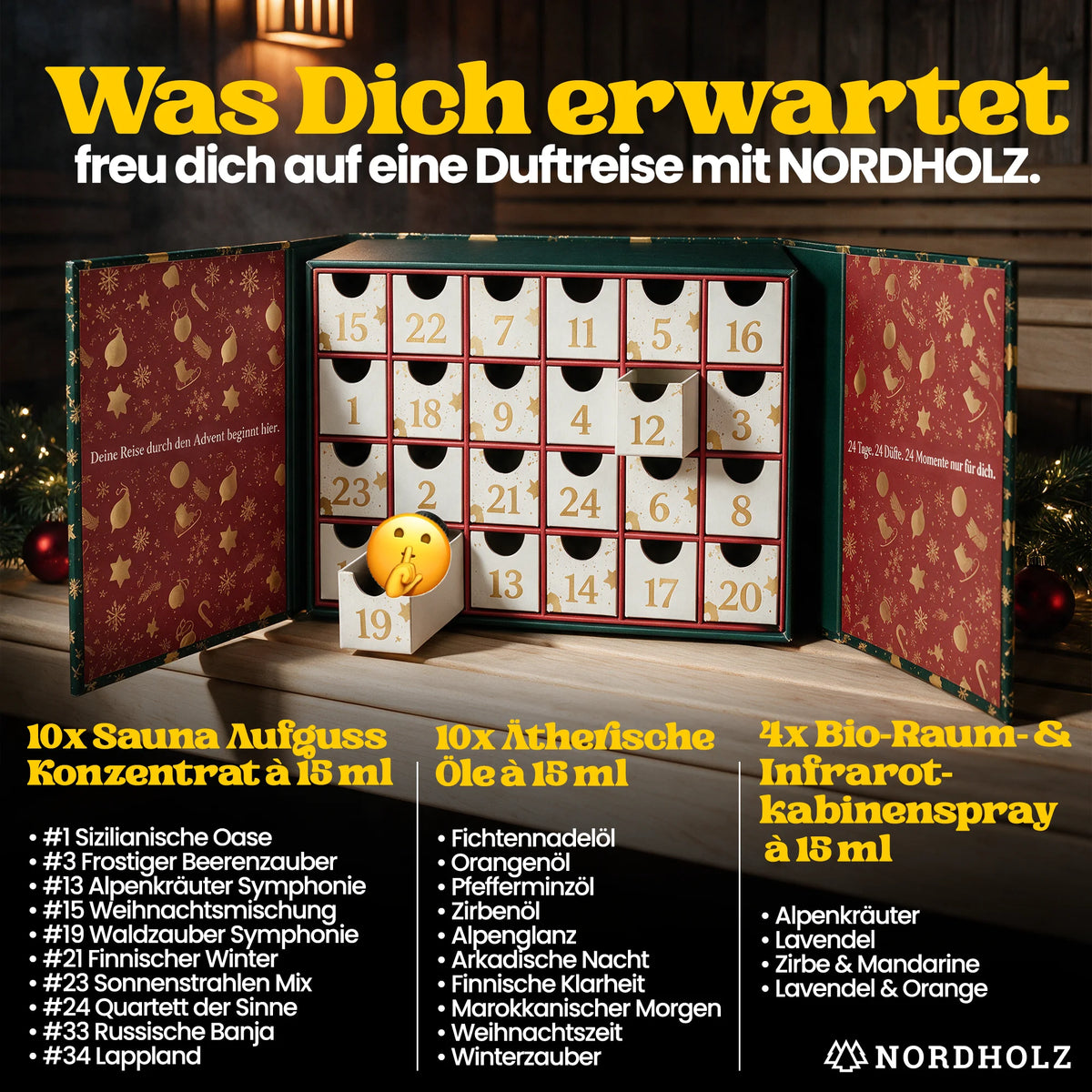 Sauna & Wellness Adventskalender 2026