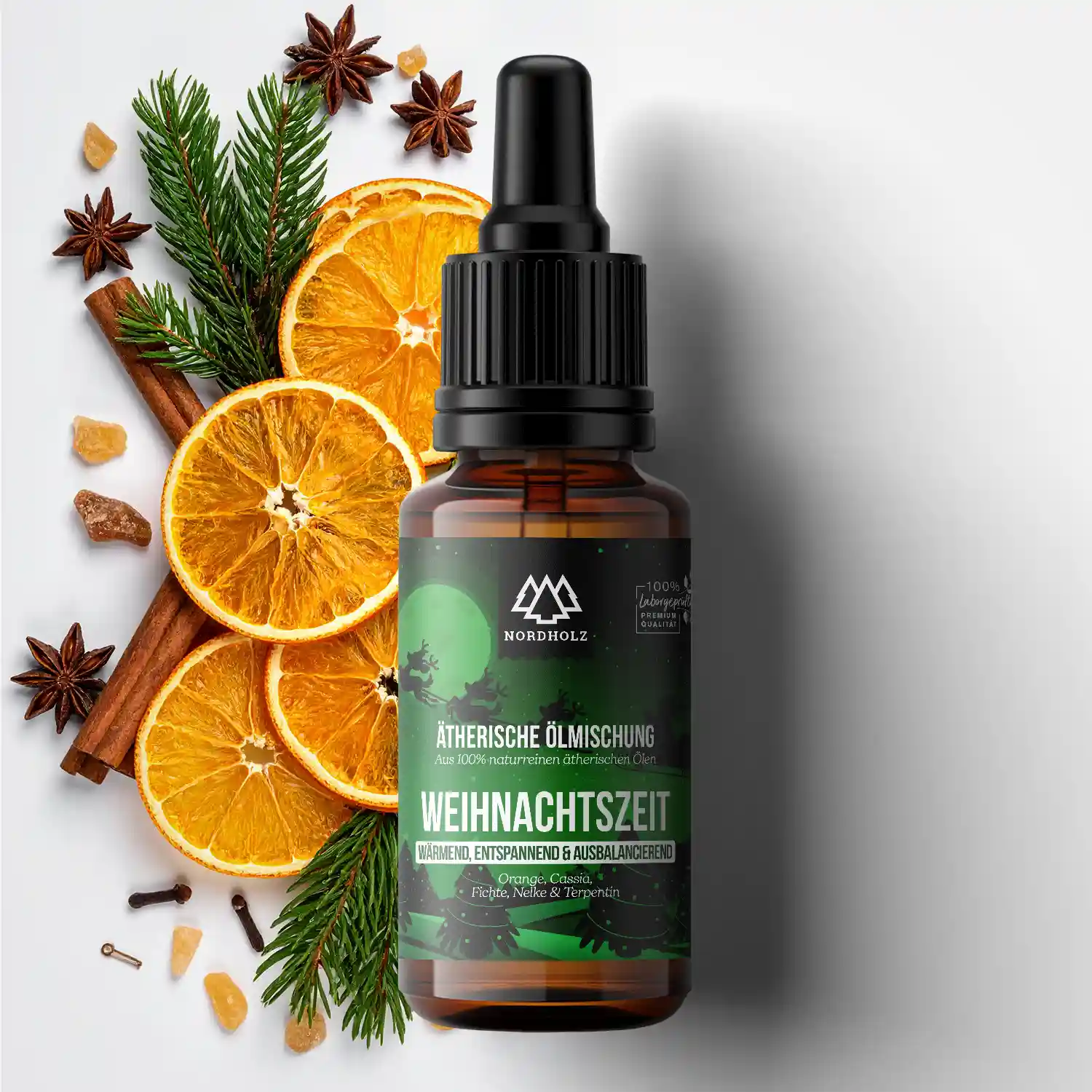 Ätherisches Öl Weihnachtszeit