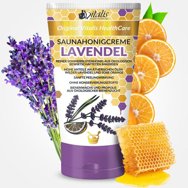 Saunahonig-Creme Peeling "Lavendel"