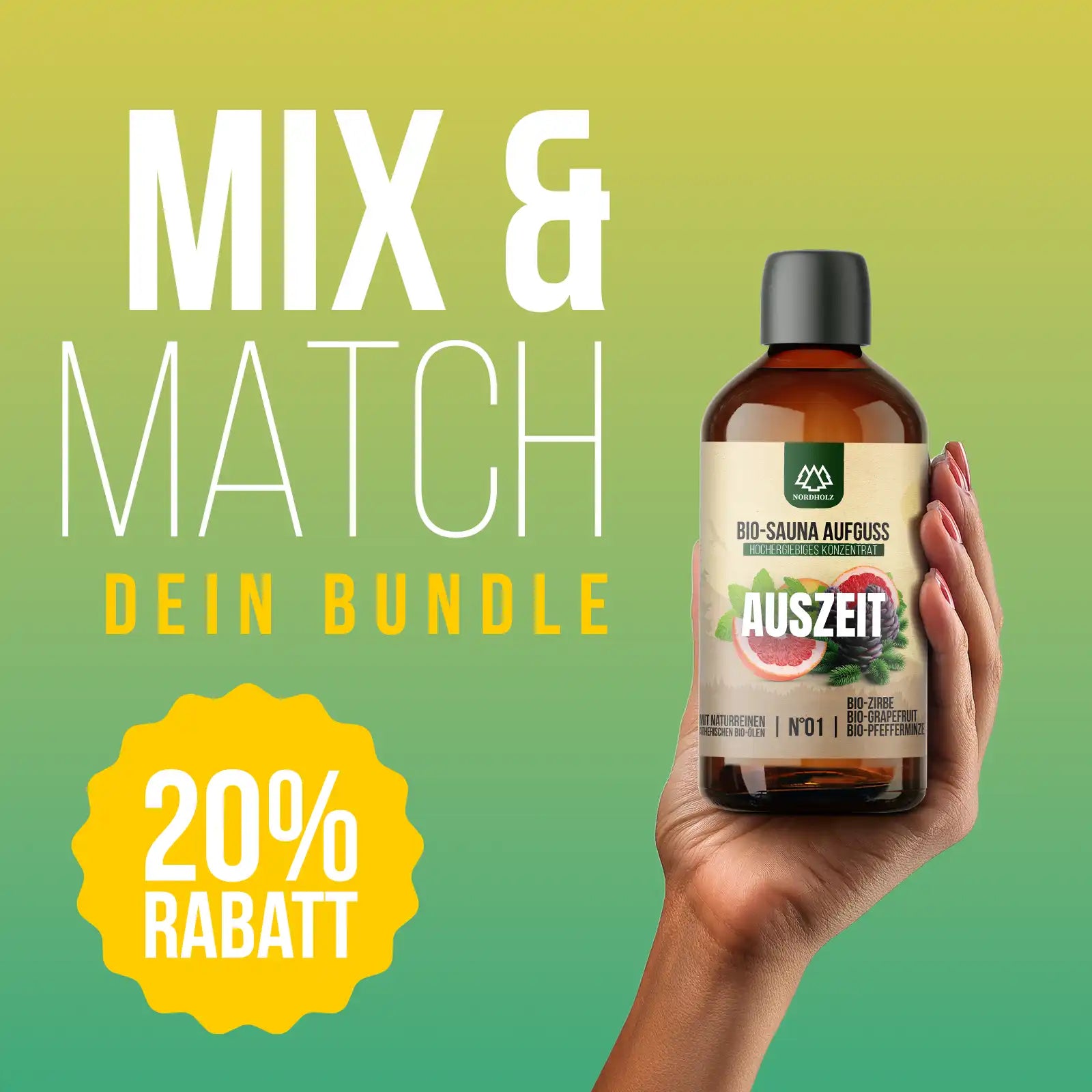 BIO-Sauna Aufguss Konfigurator 5x100ml