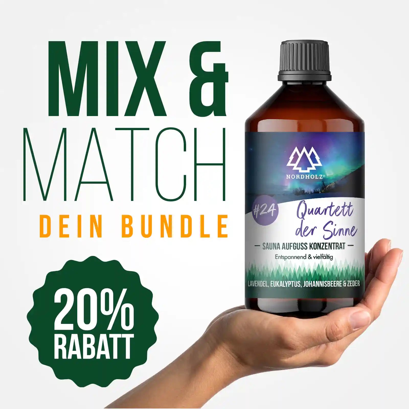 Sauna Aufguss Konfigurator 3x1 Liter