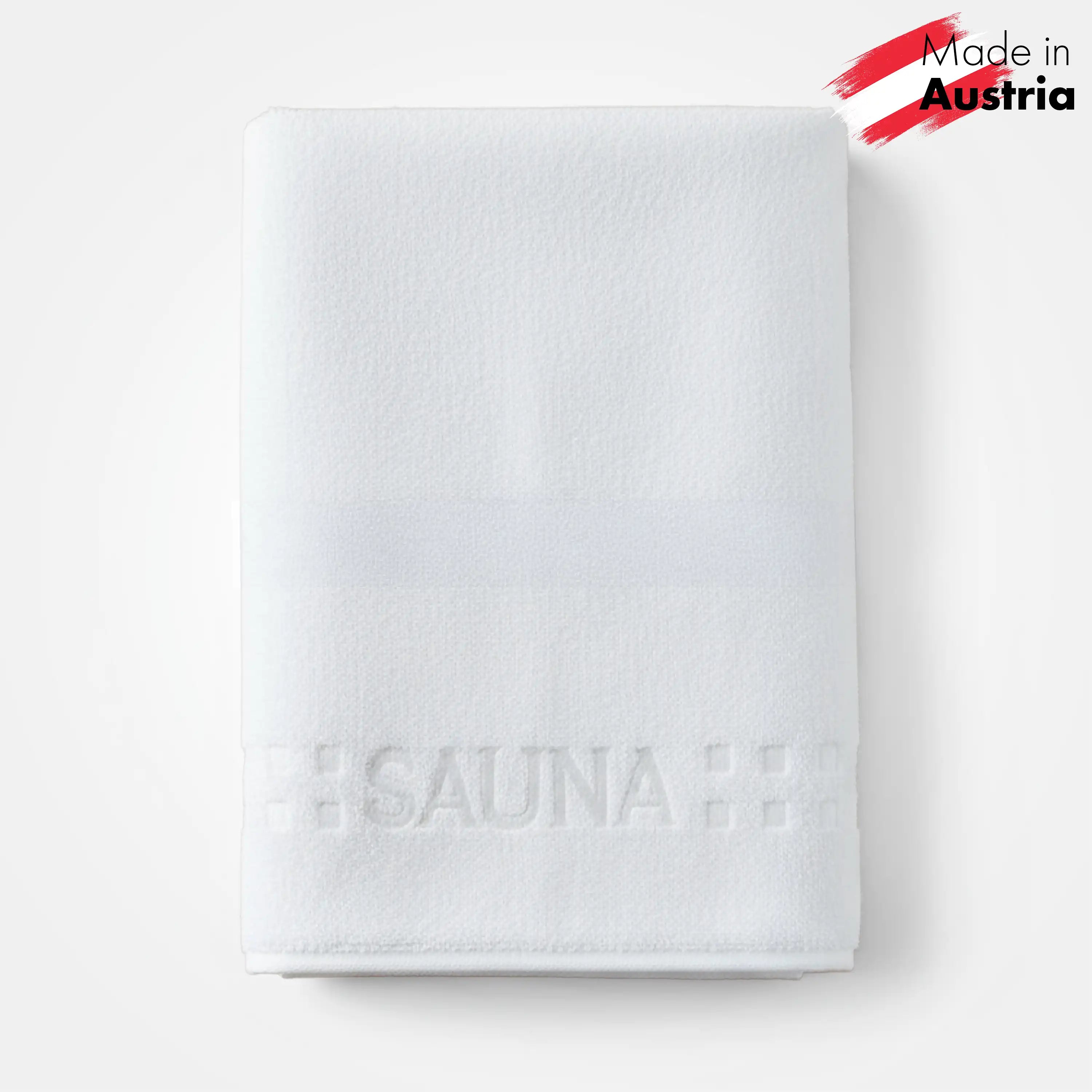 Saunatuch Quattro Weiss