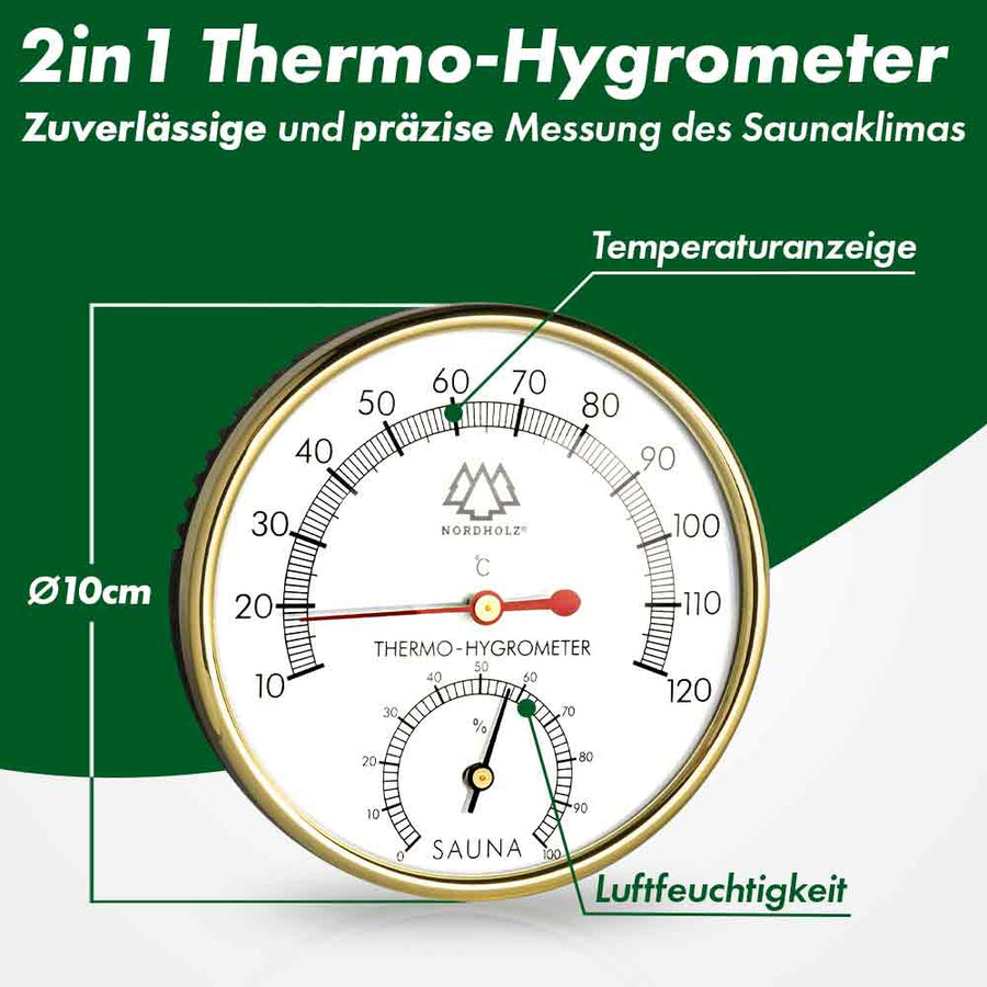 Sauna Hygrometer Classic